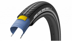 Покришка 700x40 (40-622) GoodYear TRANSIT Tour S3:Shell, Black Reflect