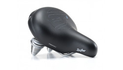 Сідло Selle Royal Premium DRIFTER, Royalgel, оббивка Strengtex, 270х245мм, 1160г, хромовані рейли і пружини, unisex, чорне
