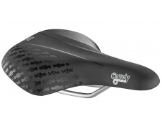 Седло Selle Royal Junior CANDY, для 16"-24", Foam Matrix, обивка Soft Touch, 230х172мм, 320г, женское, чёрное 1703DRNA03807