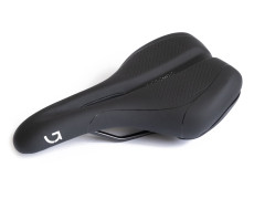 Седло Green Cycle Active Air 177, стальные рейлы, черное