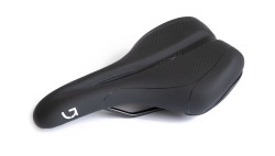 Сідло Green Cycle Active Air 177, сталеві рейли, чорне