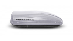 Автомобільний бокс Terra Drive 440 - двостороннє відкривання сірий
