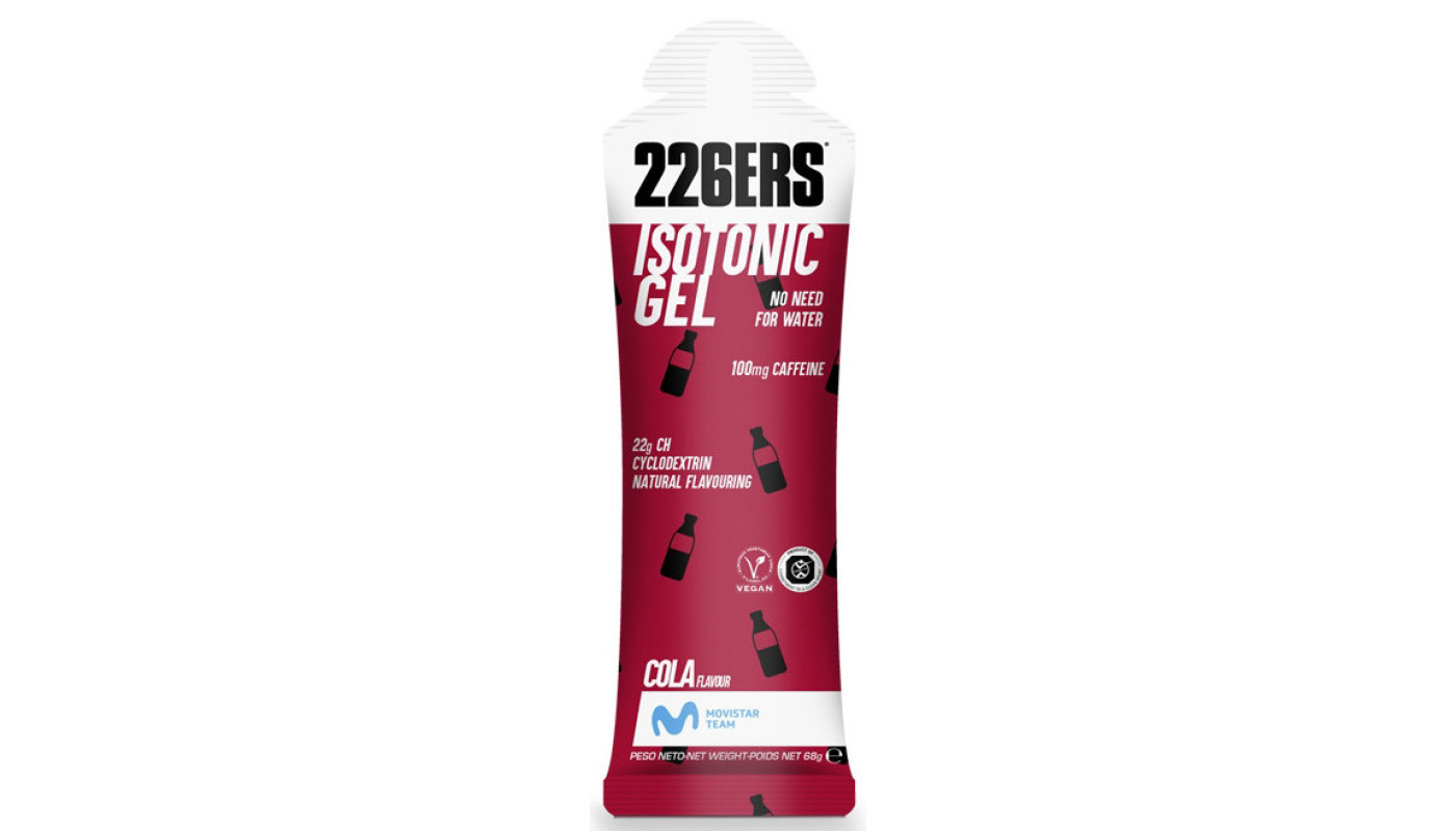 Гель 226ERS Isotonic Energy 22г углеводов 100мг кофеина кола 68г