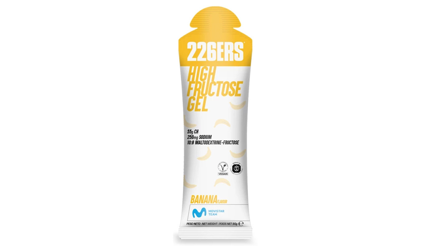 Гель 226ERS High Fructose 55г углеводов банан 80г