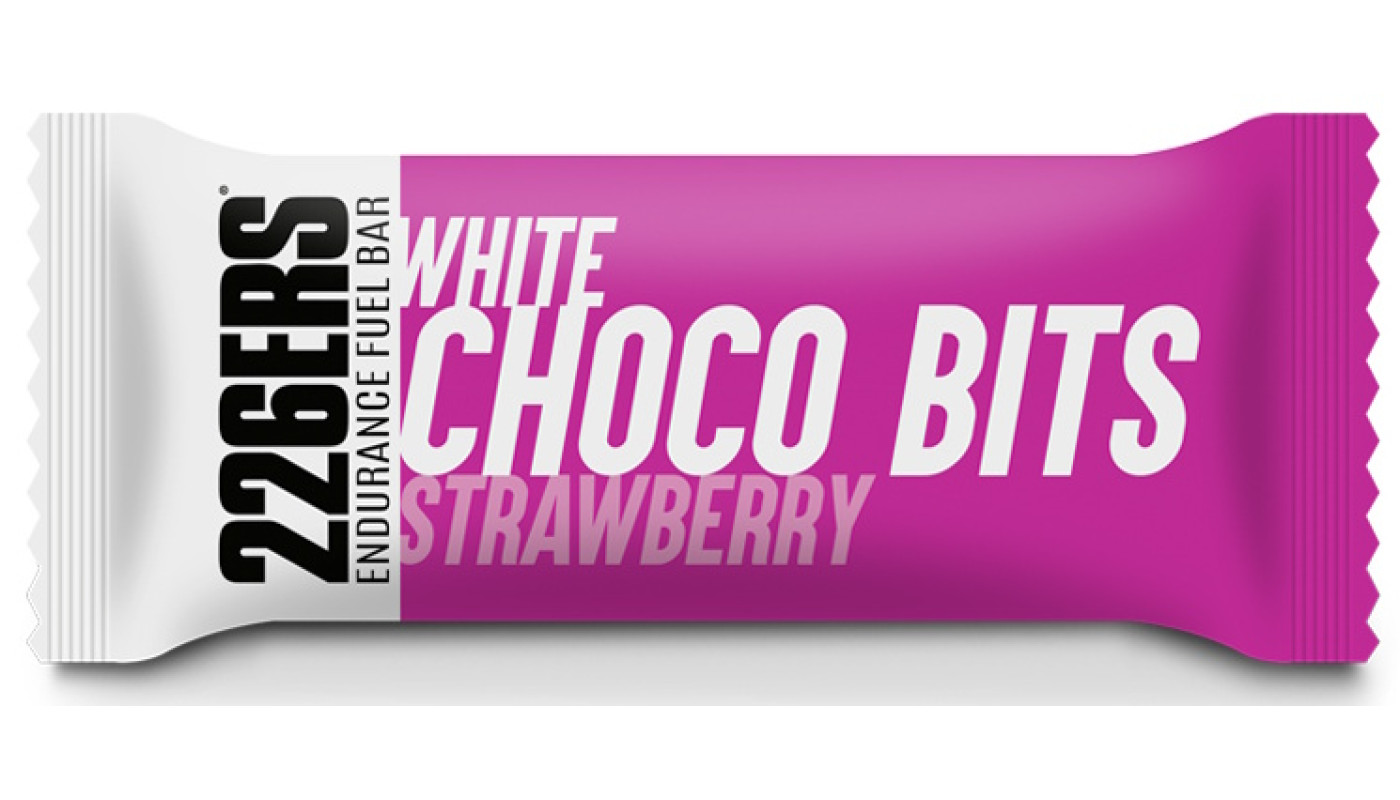 Батончик 226ERS Endurance Fuel Choco bits Energy білий шоколад/полуниця 60г