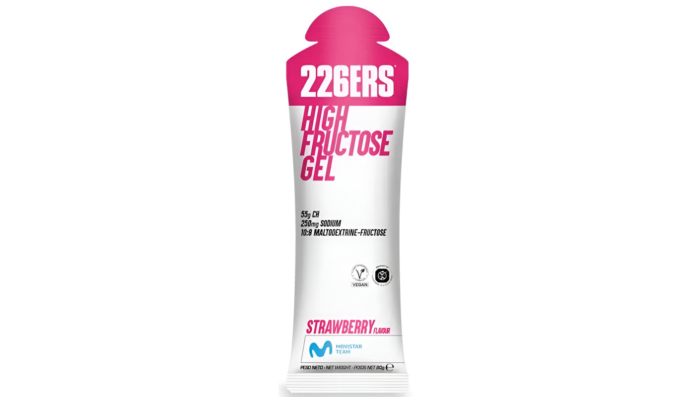 Гель 226ERS High Fructose 55г углеводов Клубника 80г