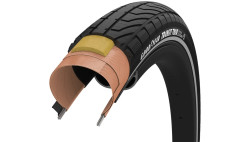 Покрышка 700x50 (50-622) GoodYear Transit Tour S3:Protection, Wire, Black + reflective strips, 60tpi