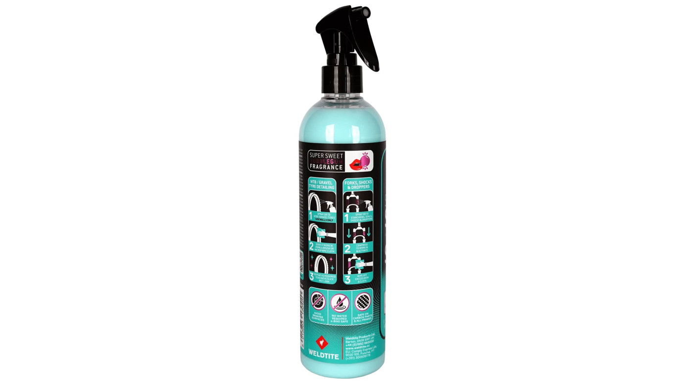 Силіконовий захист і блиск Weldtite 03042 Silicone Slick \'N\' Shine для ніг вилок та покришок, спрей, 400мл