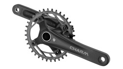 Комплект шатунів PROWHEEL CHARM-FD04S-TT, (11S/10S/9S), 175mm, 34T black