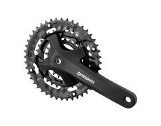 Комплект шатунів PROWHEEL MPE-401, (9S/8S), 175mm, 44/32/22T black