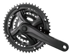Комплект шатунів PROWHEEL TY-CM90, (8S/7S), 175mm, 48/38/28T black