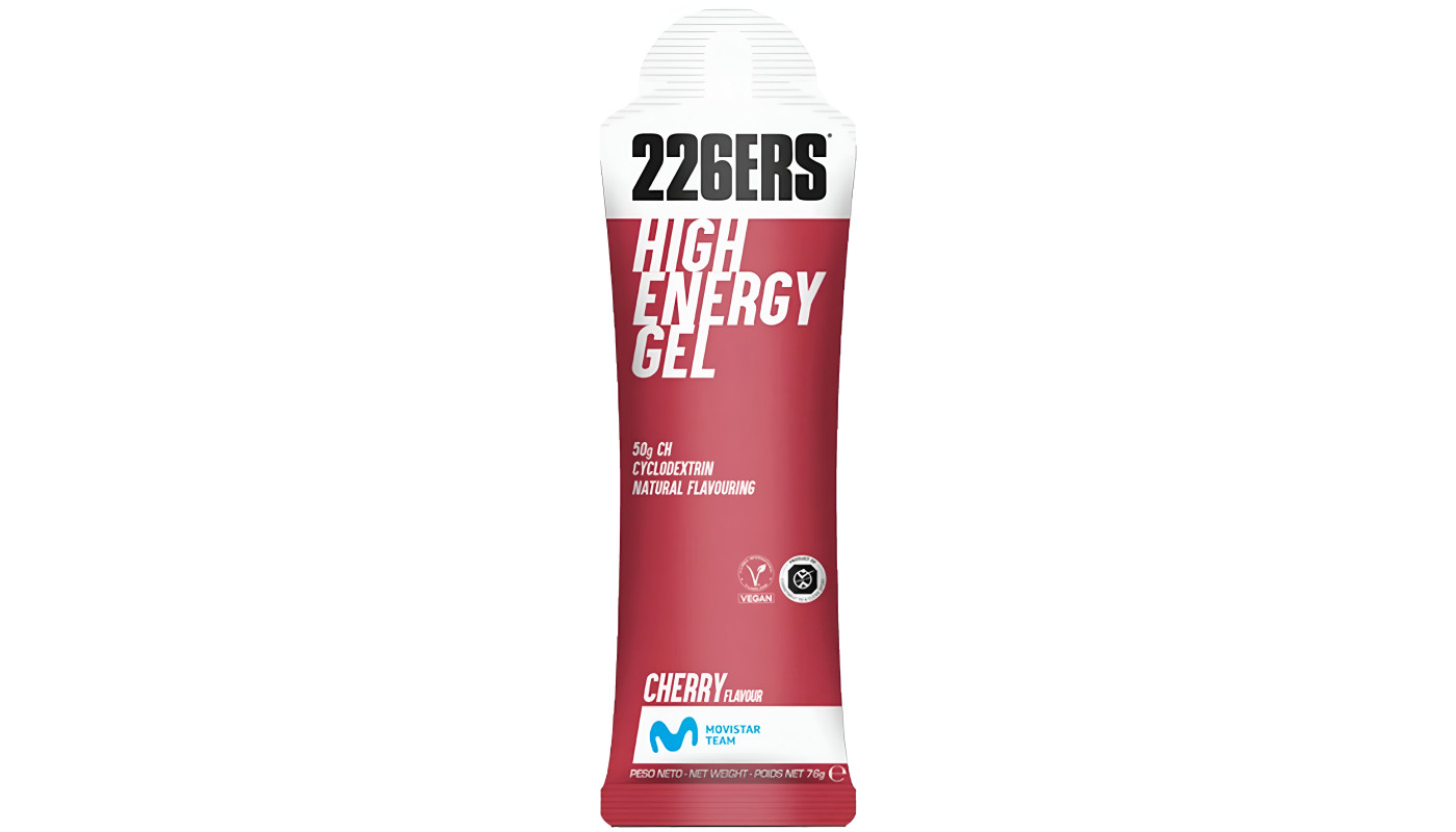 Гель 226ERS High Energy 50г углеводов 160мг кофеина вишня 76г (б)