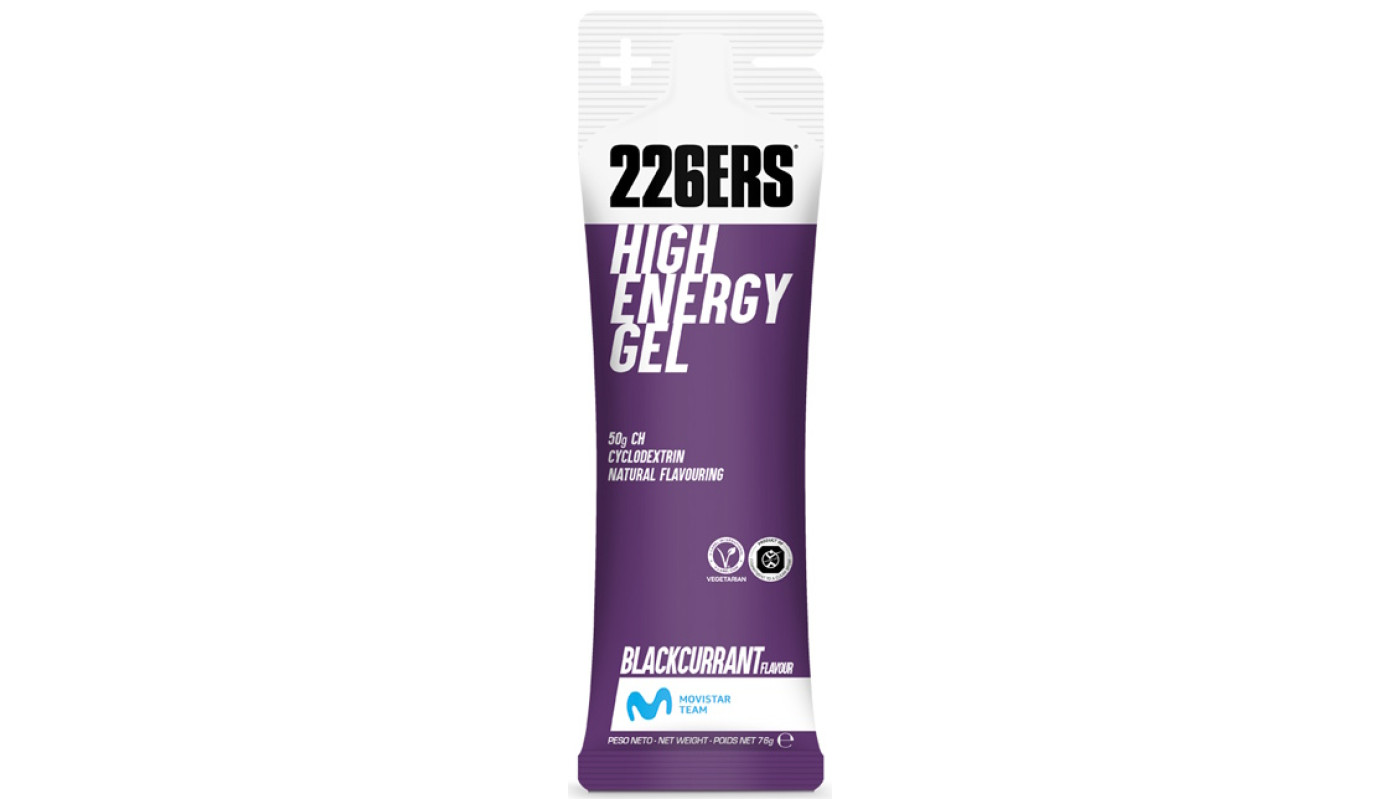 Гель 226ERS High Energy 50г вуглеводів BCAA чорна смородина 76г (б)