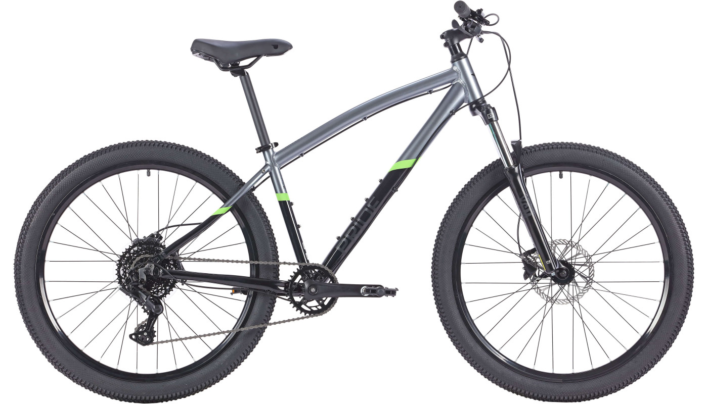 Велосипед 27,5" Pride RAGGEY рама - M restock 2025 серый