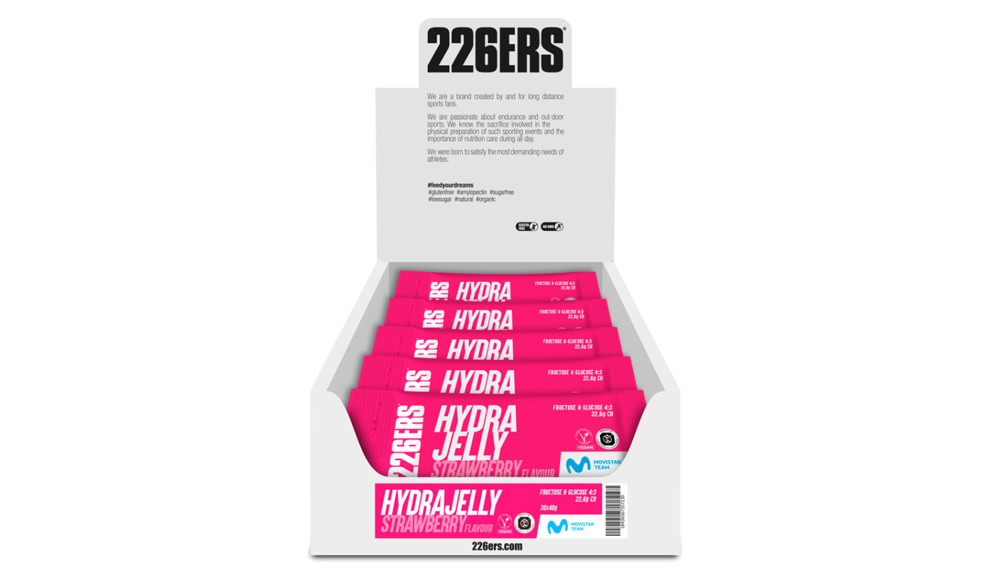Батончик-желе 226ERS Hydrajelly полуниця 40г 30шт/уп 1200г