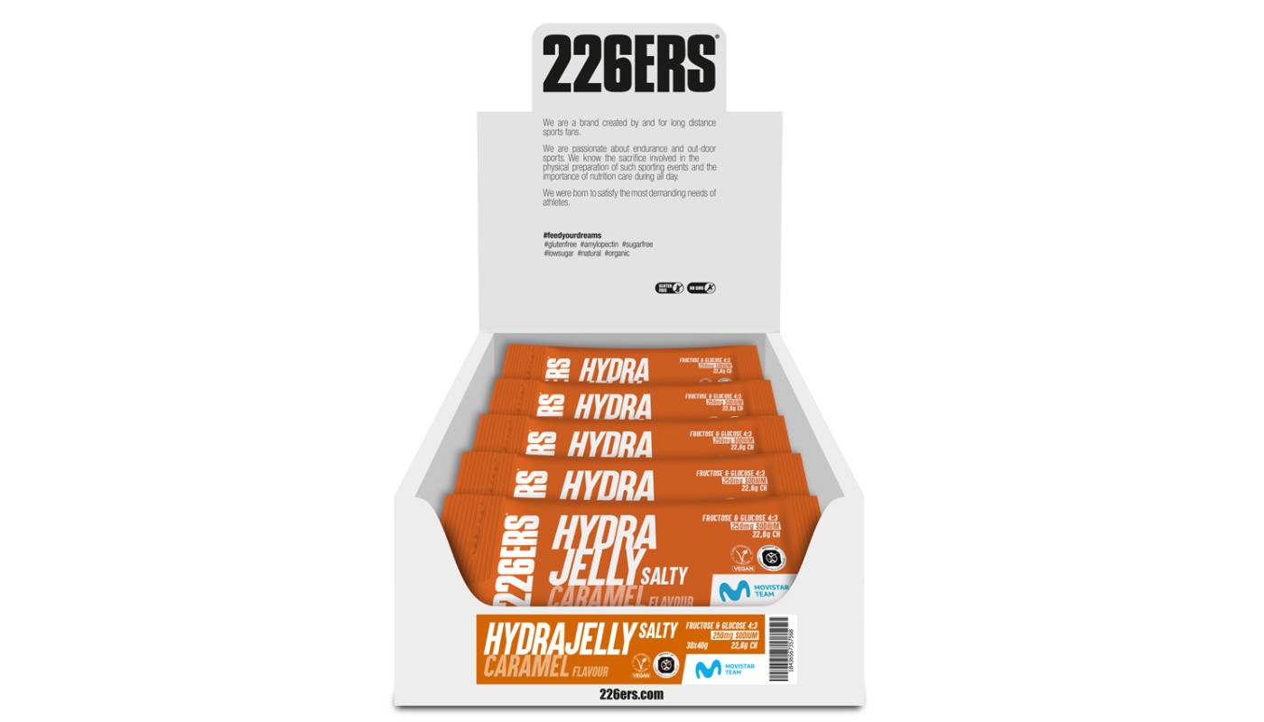 Батончик-желе 226ERS Hydrajelly соленая карамель 40г 30шт/уп 1200г