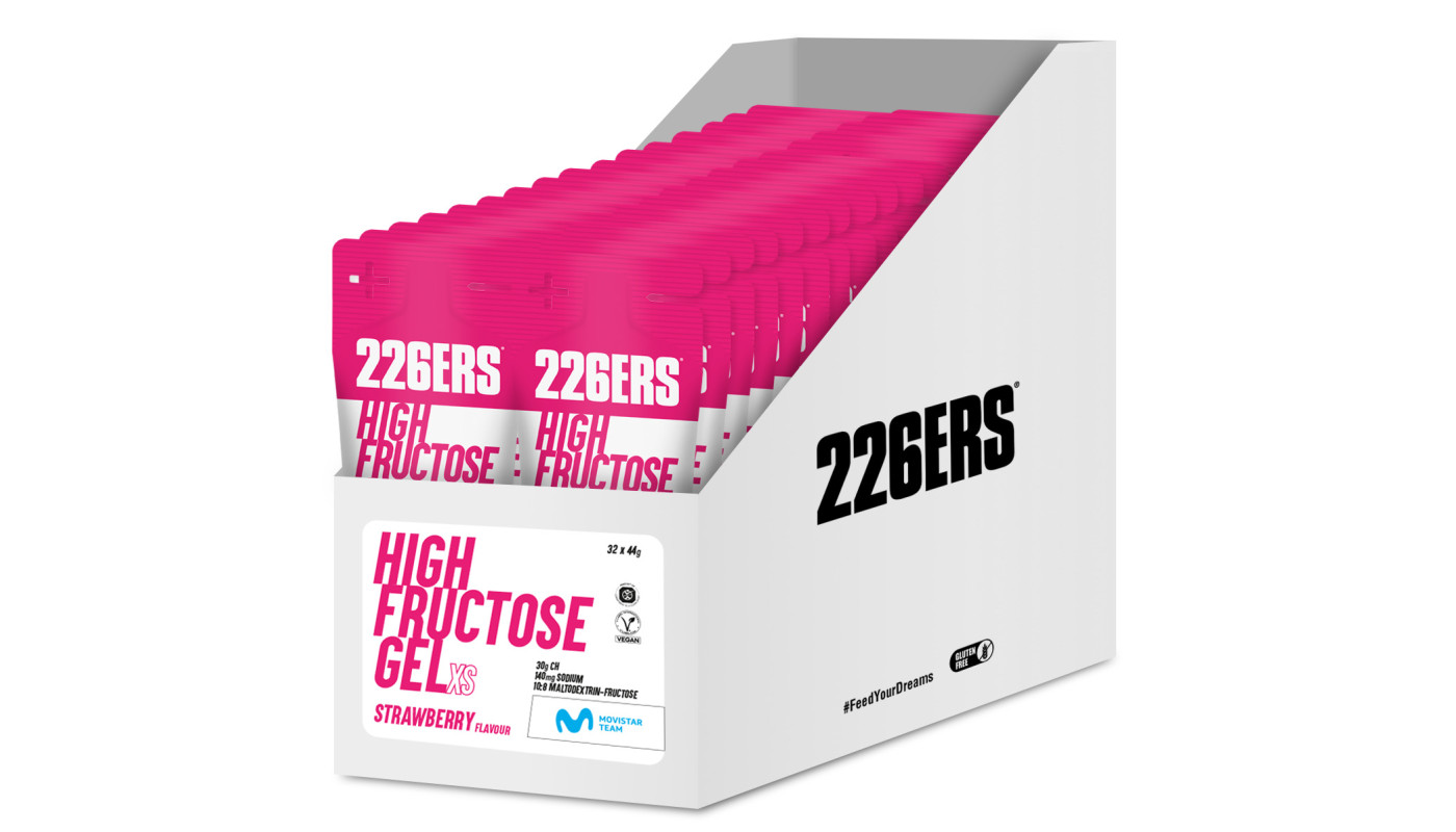 Гель 226ERS High Fructose XS 30г вуглеводів Полуниця 44г 32шт/уп