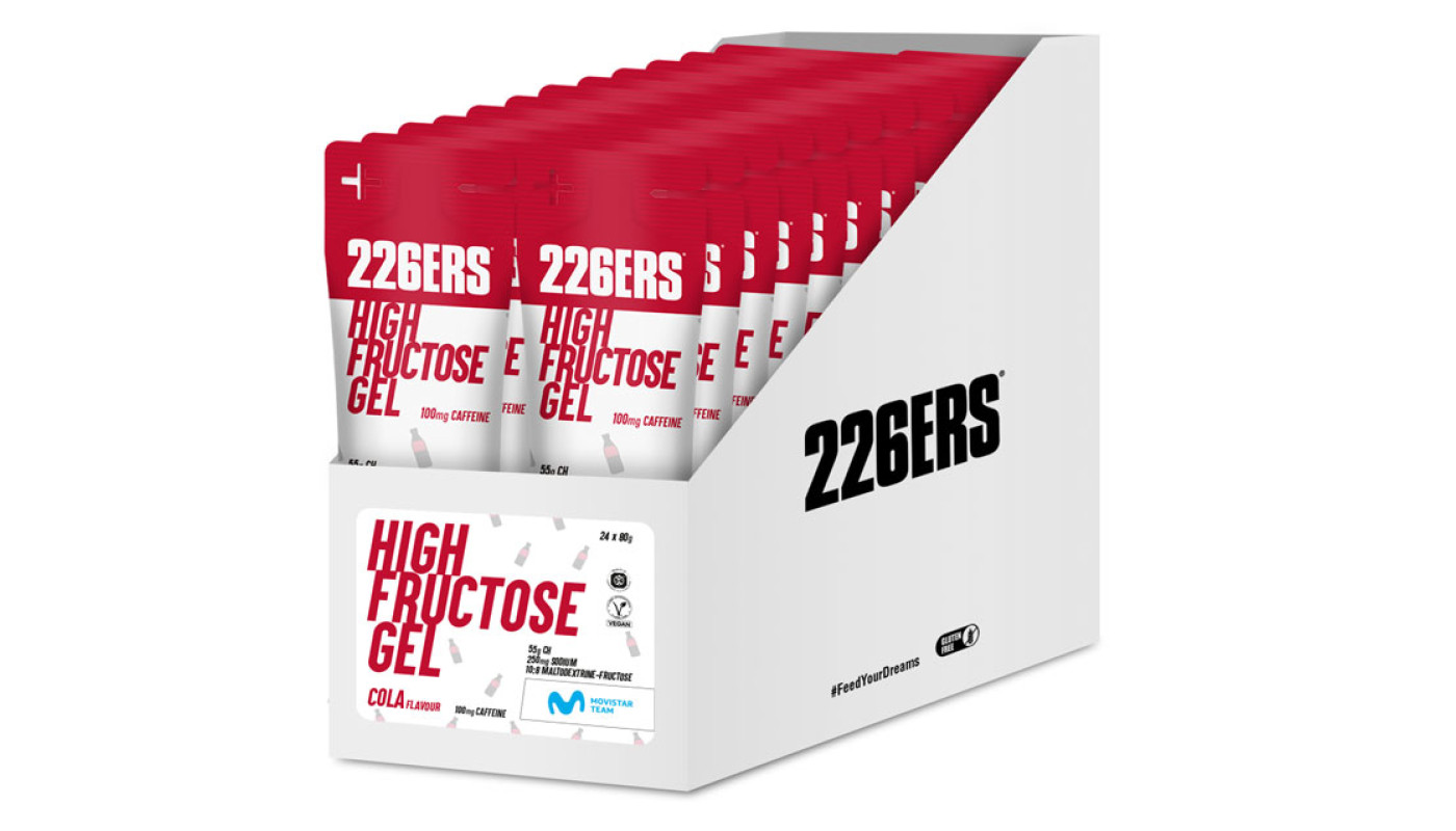Гель 226ERS High Fructose 55г вуглеводів 100мг кофеїну кола 80г 24шт/уп 1920г