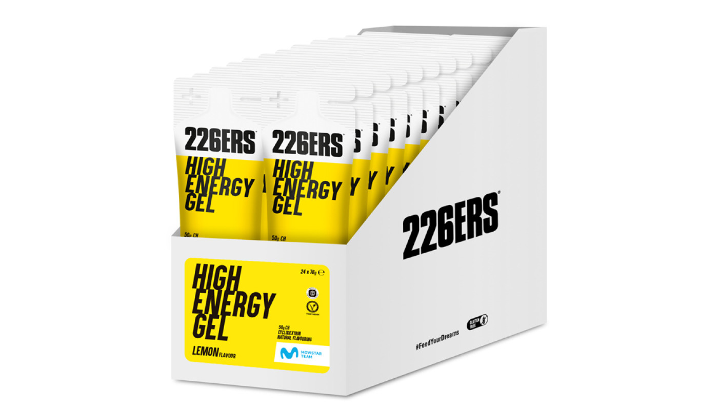 Гель 226ERS High Energy 50г вуглеводів лимон 76г 24шт/уп 1824г