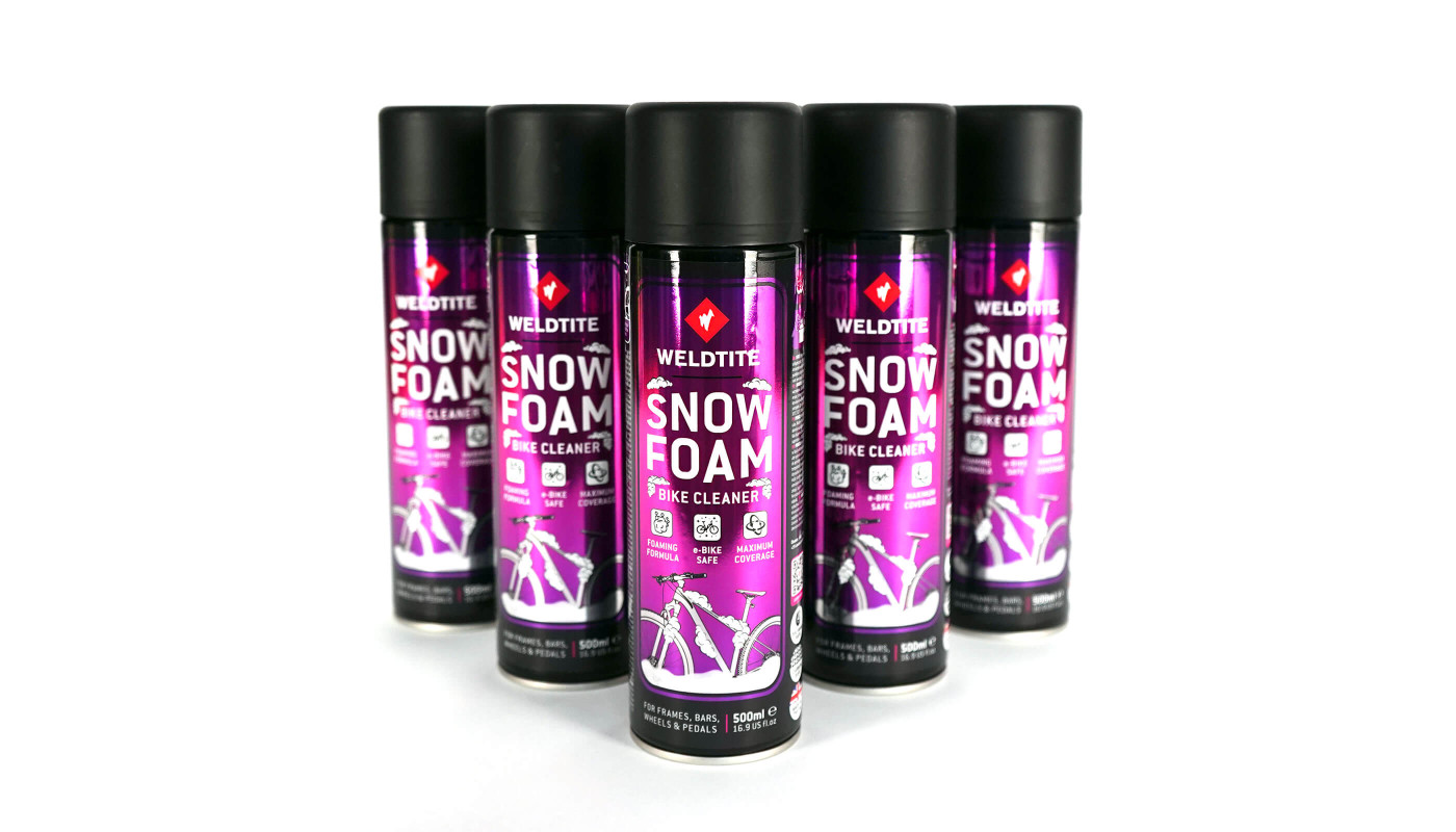 Очищувач велосипеда Weldtite 03098 Snow Foam Bike Cleaner, суха піна, аерозоль, 500мл