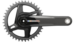 Комплект шатунів Sram FORCE 1 DUB, 175мм, 38т, чорні (OEM)