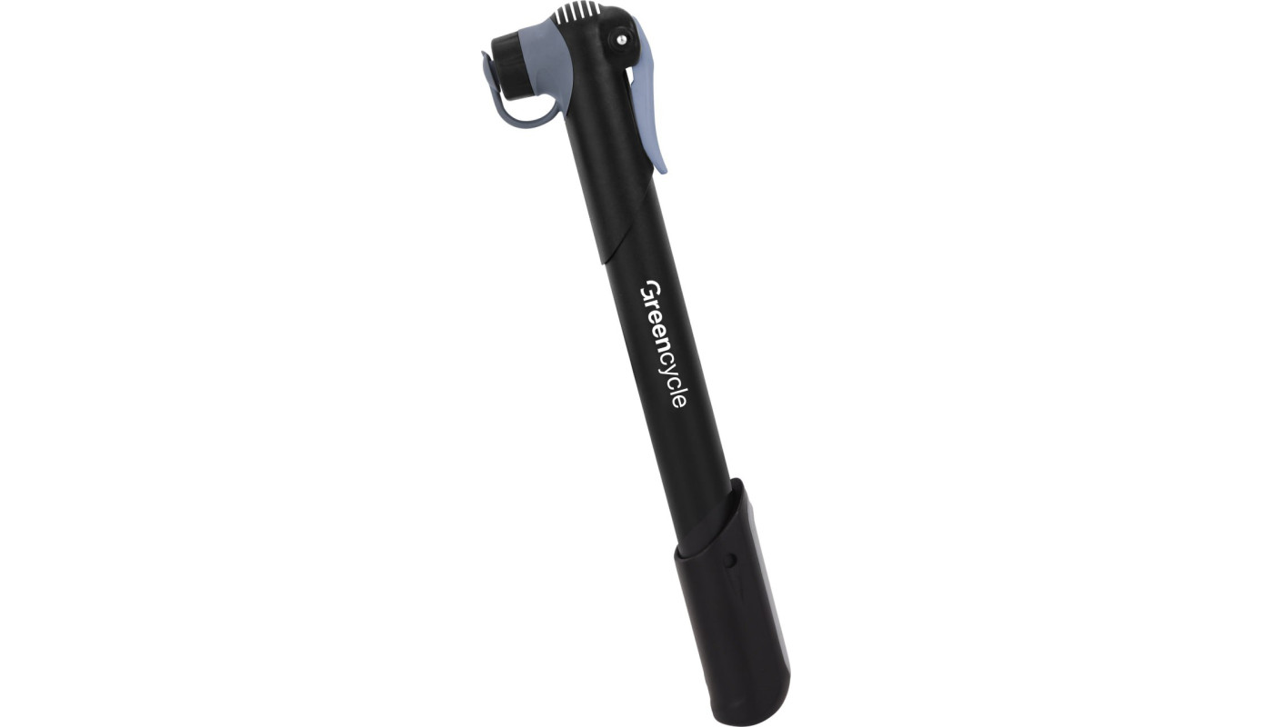 Мининасос Green Cycle GPM-026 пластиковый корпус, без манометра, Presta+Schrader, 100psi