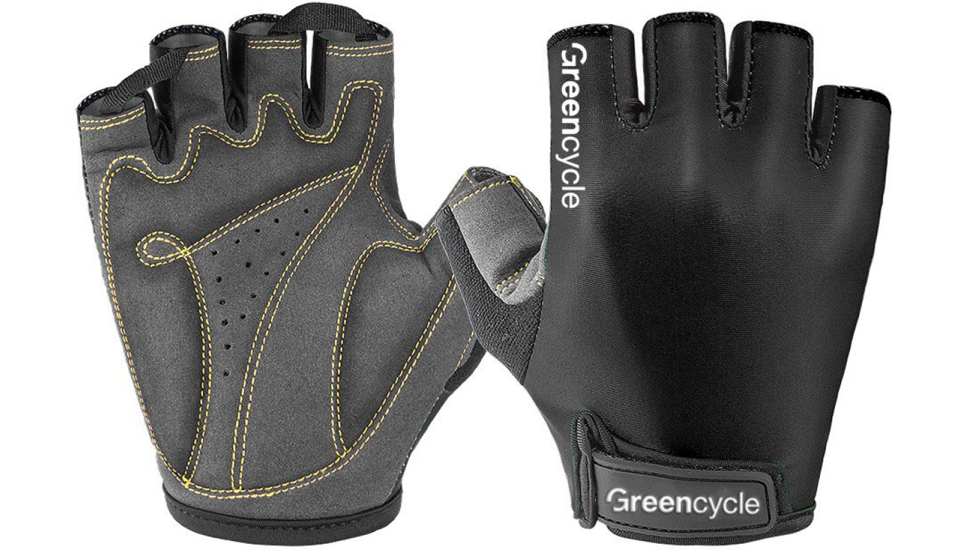 Рукавички Green Cycle Norn без пальців XL чорні