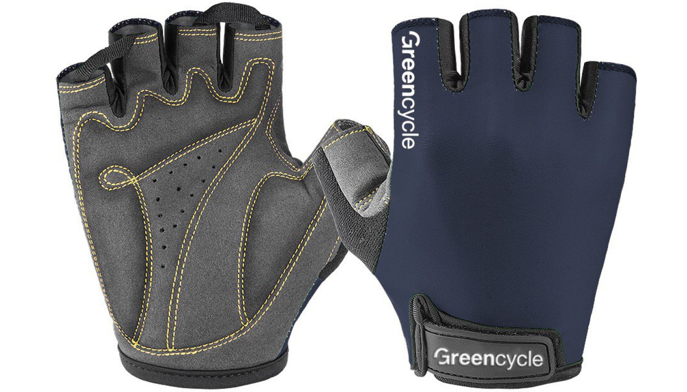 Рукавички Green Cycle Norn без пальців L сині