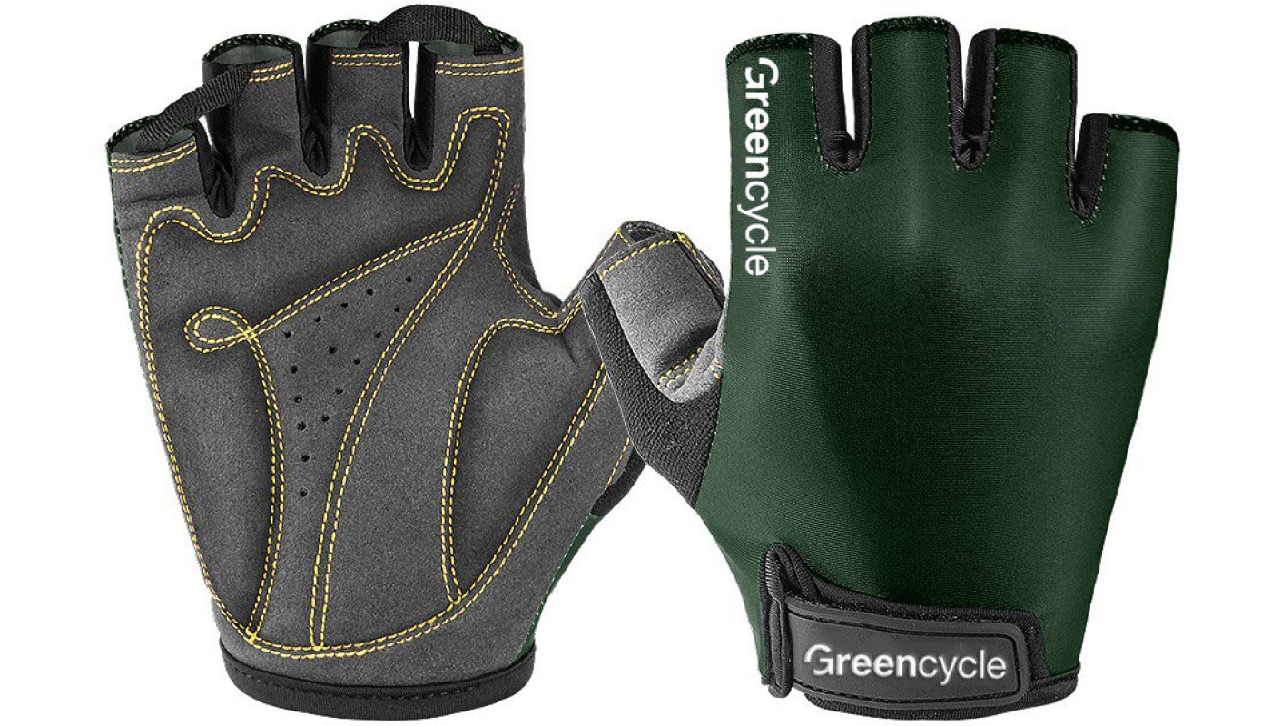 Рукавички Green Cycle Norn без пальців XL темно-зелені