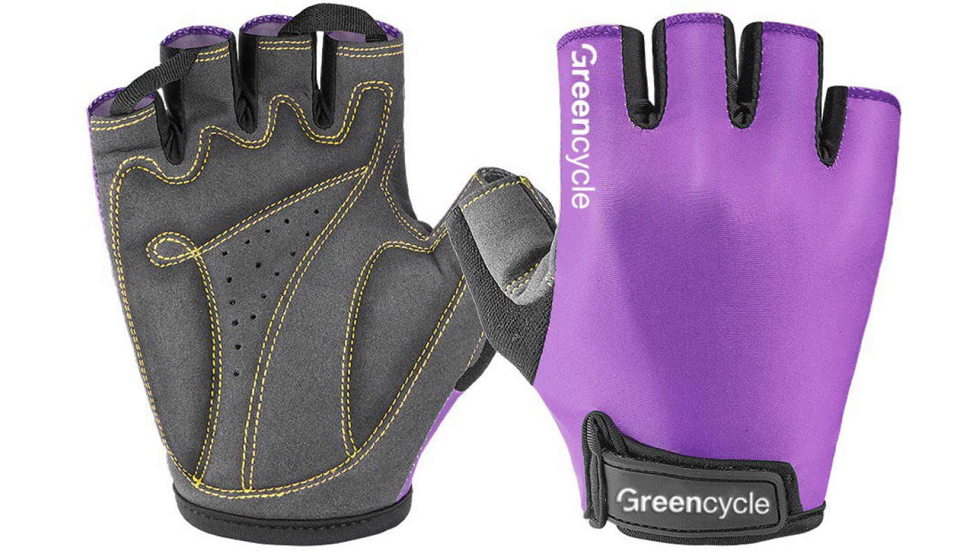 Рукавички Green Cycle Vivid без пальців L фіолетові