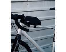 Сумка на верхню трубу рами Green Cycle Runa, водонепроникна, 23х6,5х10см, 1,5 л, чорний