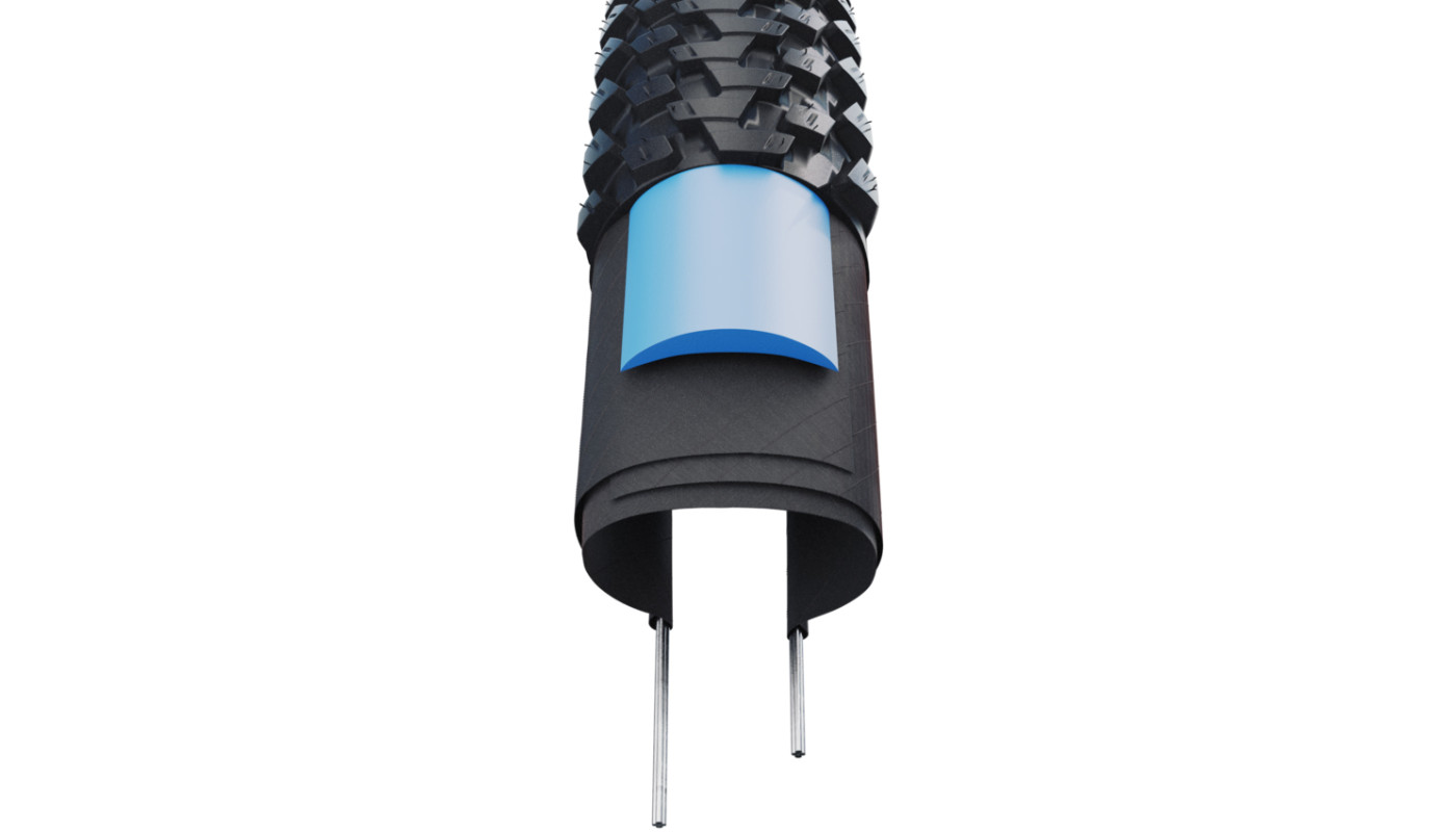Покришка 27.5x2.35 (60-584) Schwalbe Marathon Plus MTB, SmartGuard, TwinSkin B/B-SK+RT HS468 ADDIX 67EPI 39B