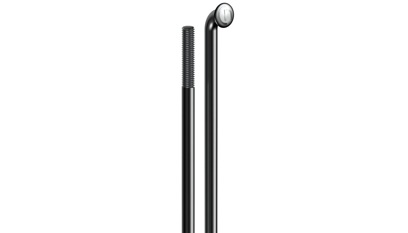 Спиця СN STD 14C, 2мм(14G) x 274mm, j-подібна, нержав. сталь, чорна (72шт)