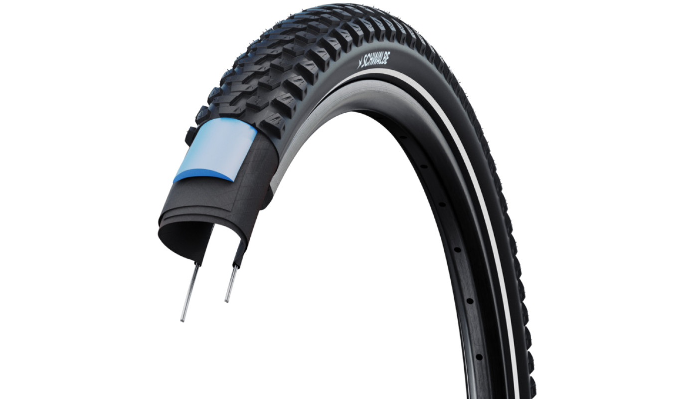 Покришка 27.5x2.10 (54-584) Schwalbe Marathon Plus MTB SmartGuard, TwinSkin, B/B+RT HS468 ADDIX 67EPI 36B