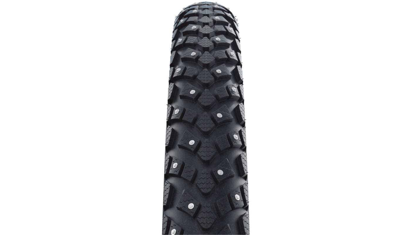Покришка 28x1.35 700x35C (35-622) Schwalbe MARATHON PLUS SPIKE SmartGuard, TwinSkin, B/B+RT HS396 240 Steel Studs WiC 67EPI