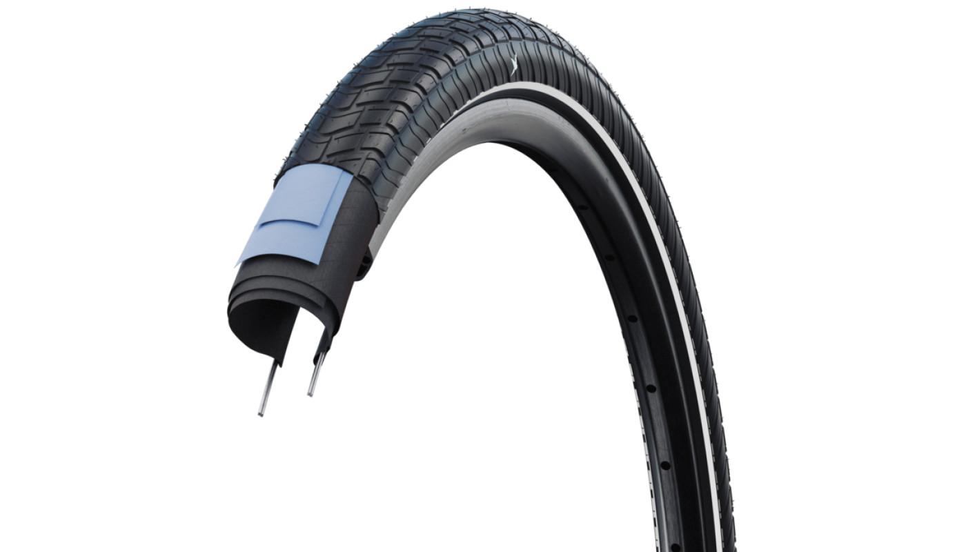 Покрышка 29x2.15 (55-622) Schwalbe MOTION BIG APPLE RaceGuard, B/B-SK+RT HS632 ADDIX GREEN 67EPI
