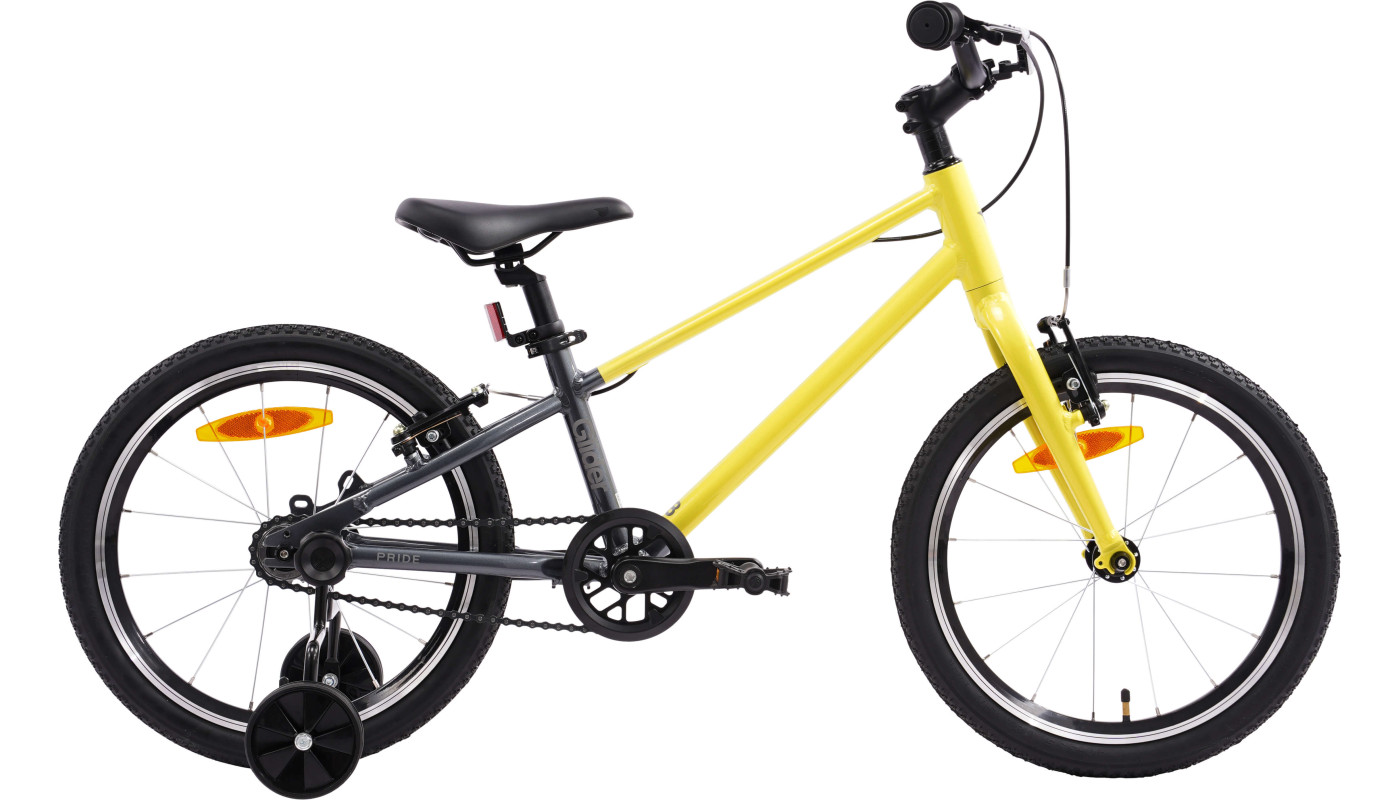Велосипед 18" Pride GLIDER 18 желтый B6