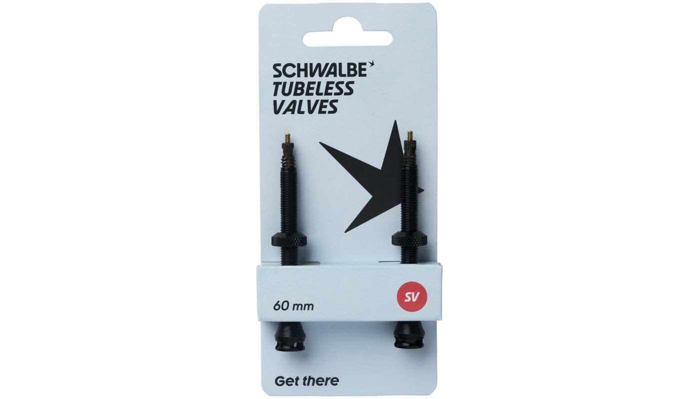 Вентиль Schwalbe 3535 для безкамерних ободів, 60mm (2 шт)