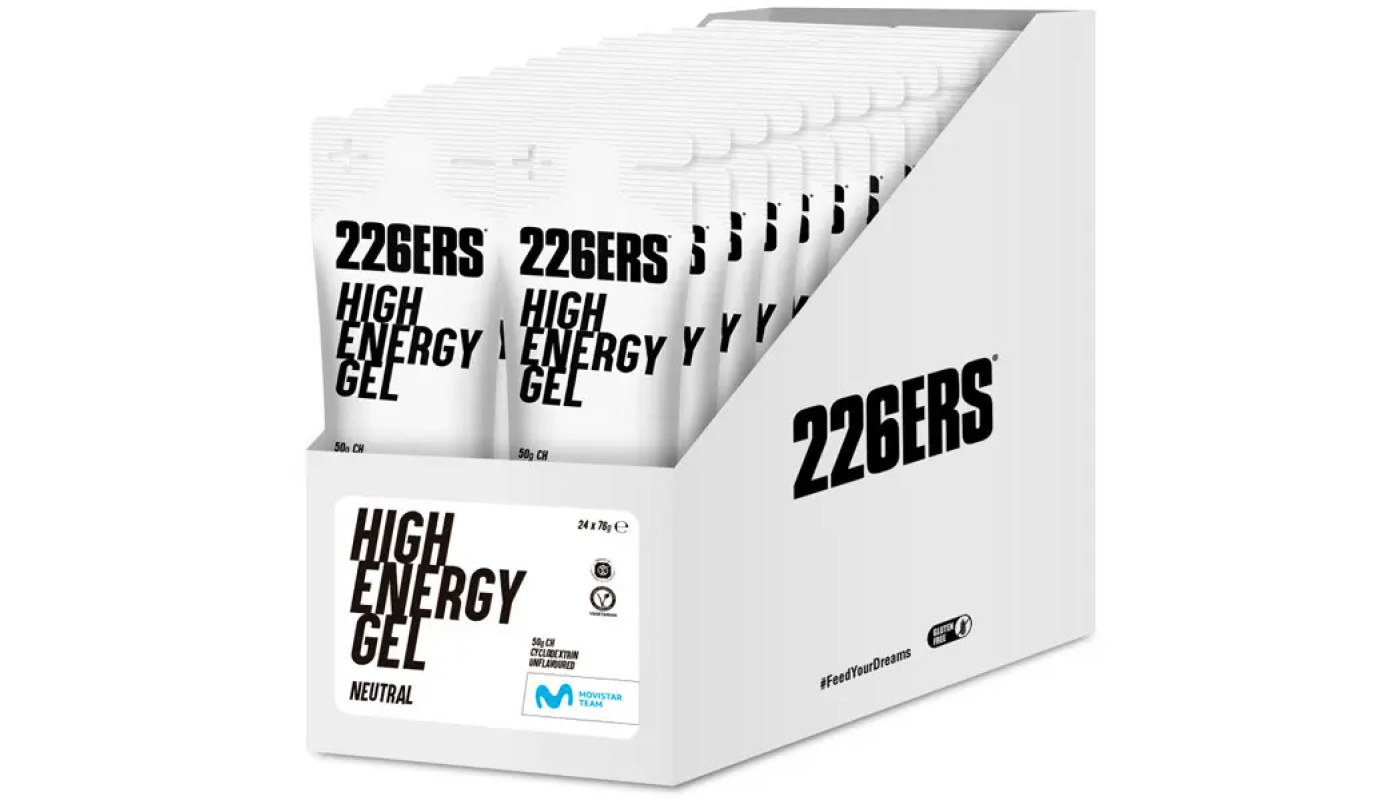 Гель 226ERS High Fructose 50г вуглеводів нейтральний 80г 24шт/уп 1920г
