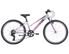 Велосипед 24" Apollo NEO 7s girls Brushed Alloy / Charcoal / Pink Fade