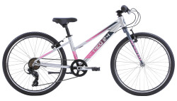 Велосипед 24" Apollo NEO 7s girls Brushed Alloy / Charcoal / Pink Fade