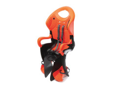 Сидіння задн. Bellelli Tiger Standart B-fix до 22кг, чорно-помаранчеве з помаранчевою підкладкою