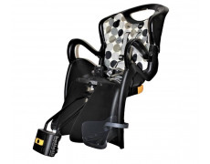 Сидіння задн. Bellelli Tiger Standart B-fix до 22кг, підкладка чорна з сірими колами