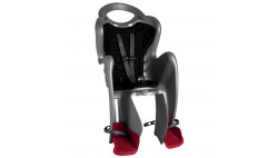 Сидіння задн. Bellelli Mr Fox Relax B-fix до 22кг, сріблясте з чорною підкладкою