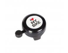 Дзвінок Green Cycle GBL-251 I love my bike cтальной чорний